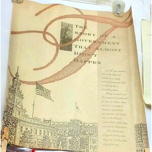 1990 Philip Morris Bill of Rights Tube Letter Insert Govt Story Partial Set